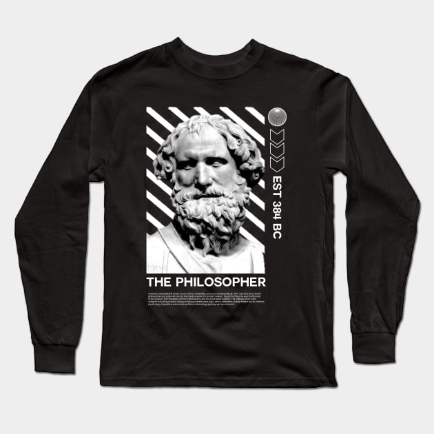 Aristotle Long Sleeve T-Shirt by WPAP46